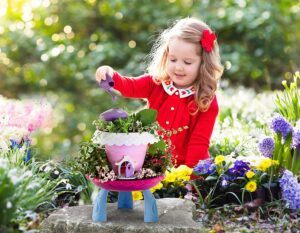 Advanced Play Fairy Garden Kit Kids Gardening Set 高级玩童话花园套件