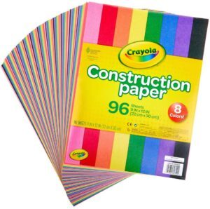 Crayola Construction Paper 彩色美术纸