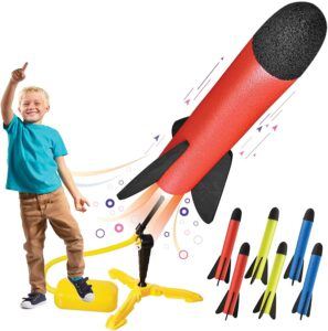 Toy Rocket Launcher for kids 玩具火箭发射器 泡泡机