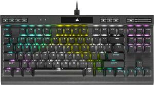 最佳 tenkeyless (TKL) 机械键盘：Corsair K70 RGB TKL Champion 系列